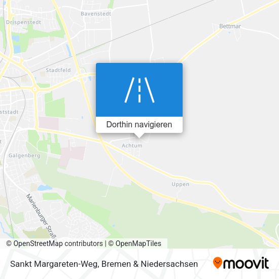 Sankt Margareten-Weg Karte