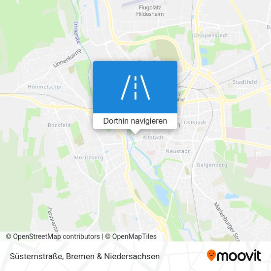 Süsternstraße Karte