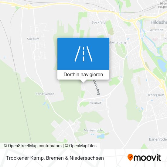 Trockener Kamp Karte