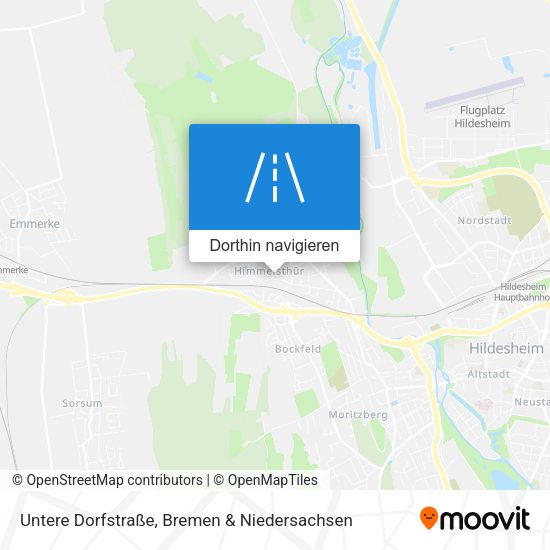 Untere Dorfstraße Karte