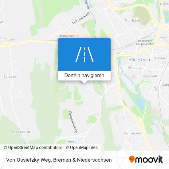 Von-Ossietzky-Weg Karte