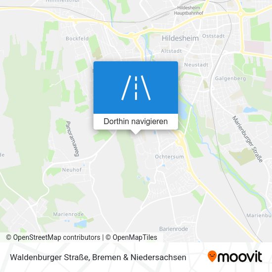 Waldenburger Straße Karte