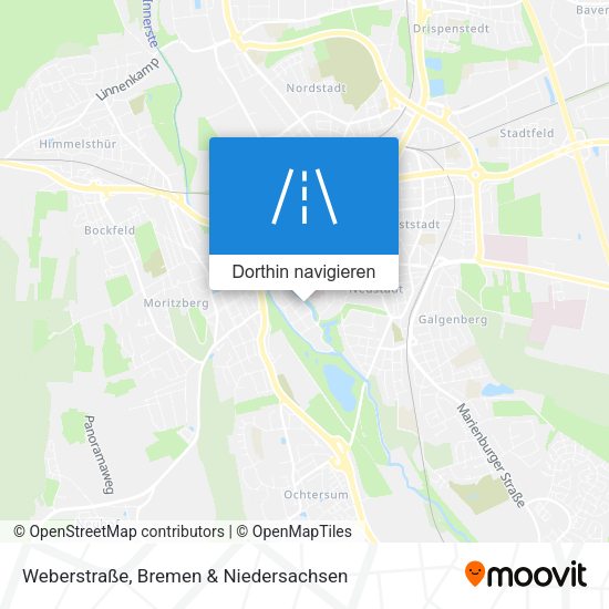 Weberstraße Karte