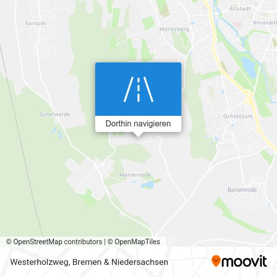 Westerholzweg Karte