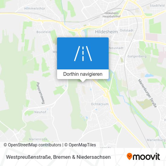 Westpreußenstraße Karte