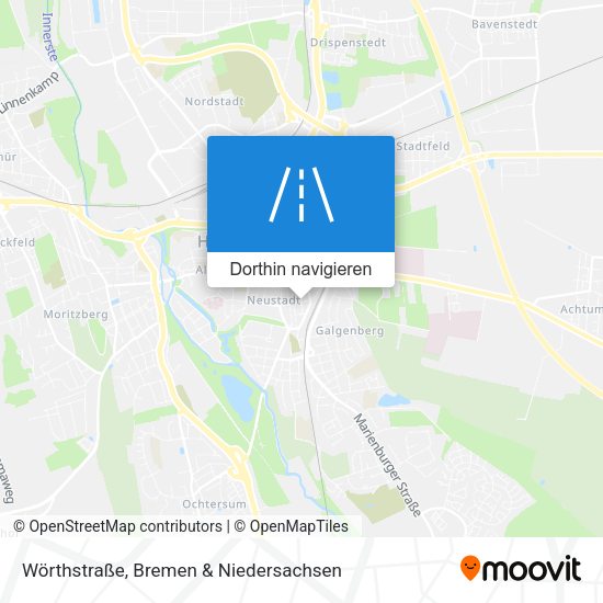 Wörthstraße Karte
