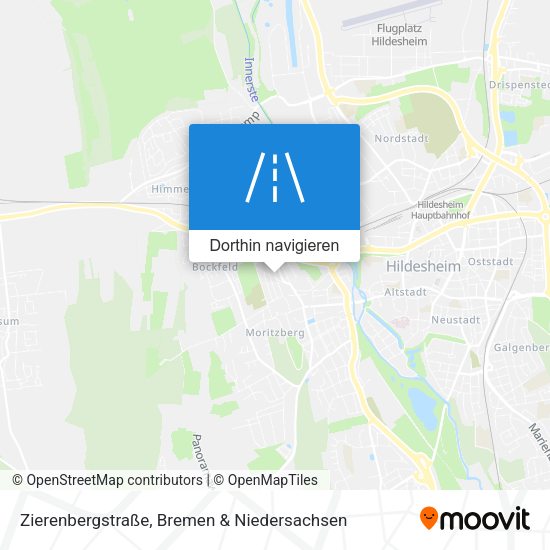 Zierenbergstraße Karte