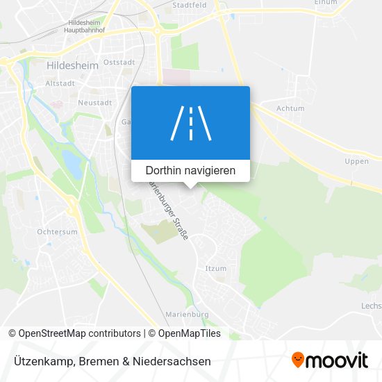 Ützenkamp Karte