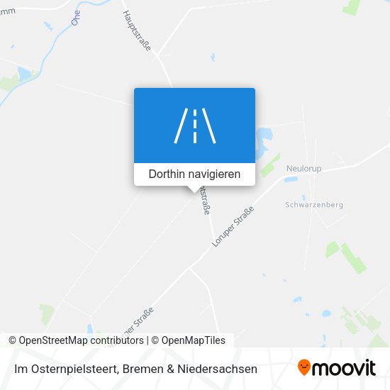 Im Osternpielsteert Karte