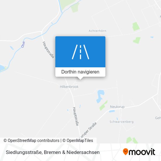 Siedlungsstraße Karte