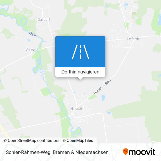 Schier-Rähmen-Weg Karte
