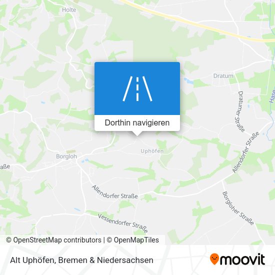 Alt Uphöfen Karte