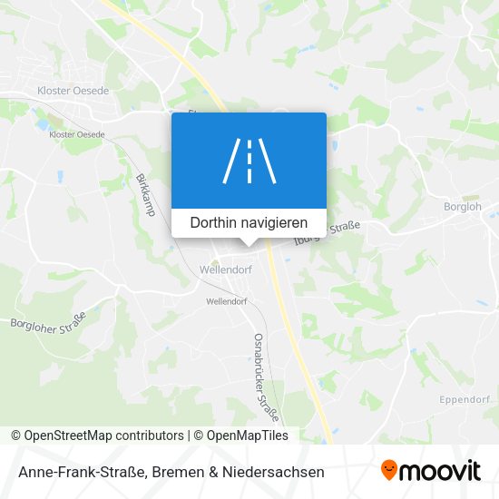 Anne-Frank-Straße Karte