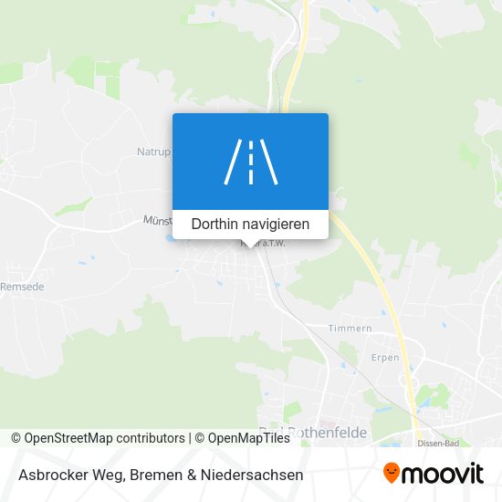 Asbrocker Weg Karte