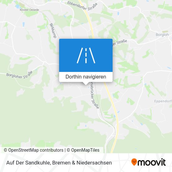 Auf Der Sandkuhle Karte