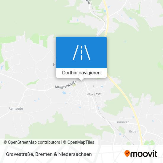 Gravestraße Karte
