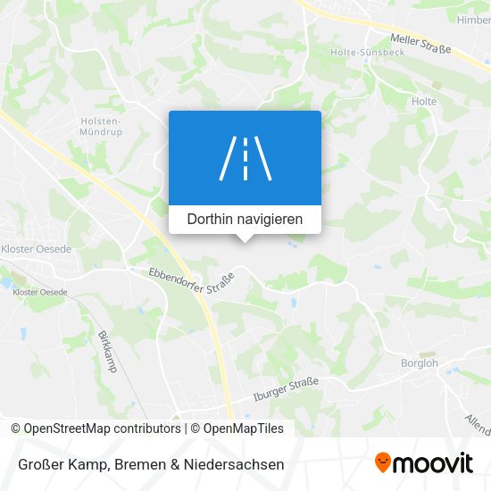 Großer Kamp Karte