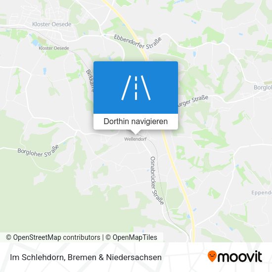 Im Schlehdorn Karte