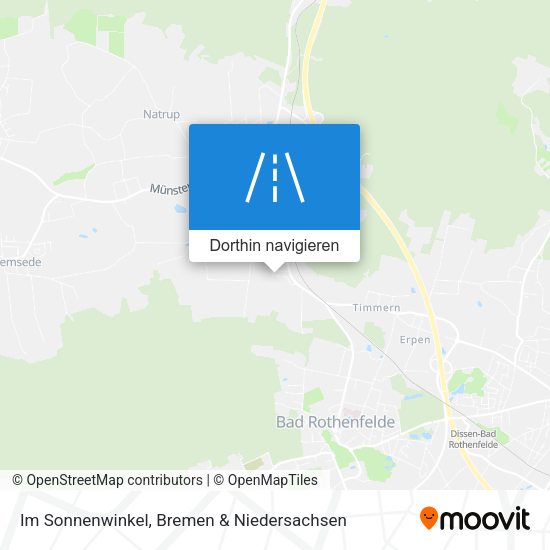 Im Sonnenwinkel Karte