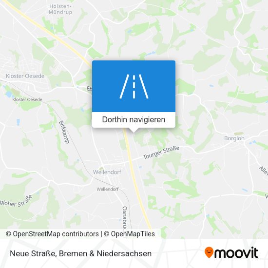 Neue Straße Karte