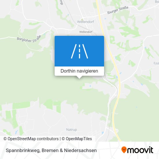 Spannbrinkweg Karte