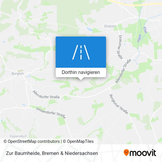 Zur Baumheide Karte