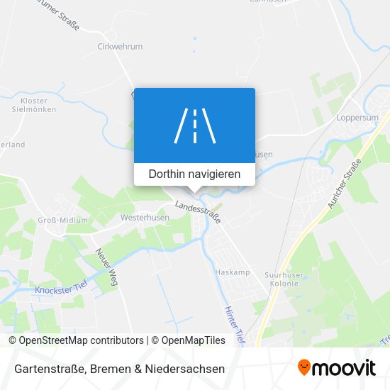 Gartenstraße Karte