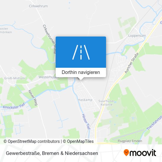 Gewerbestraße Karte