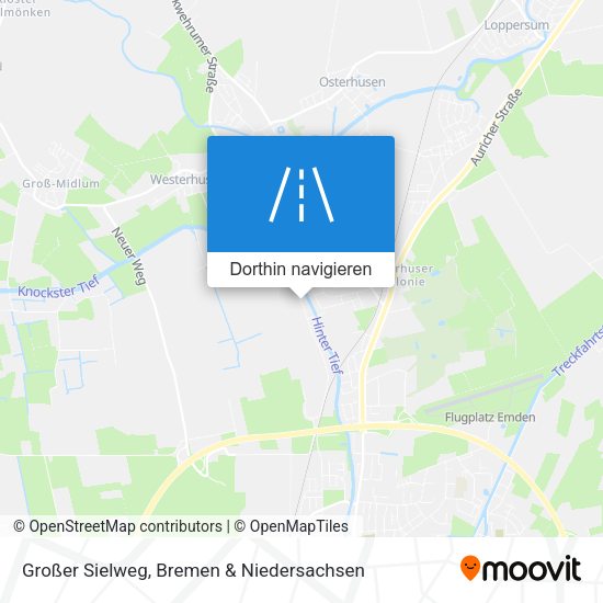 Großer Sielweg Karte