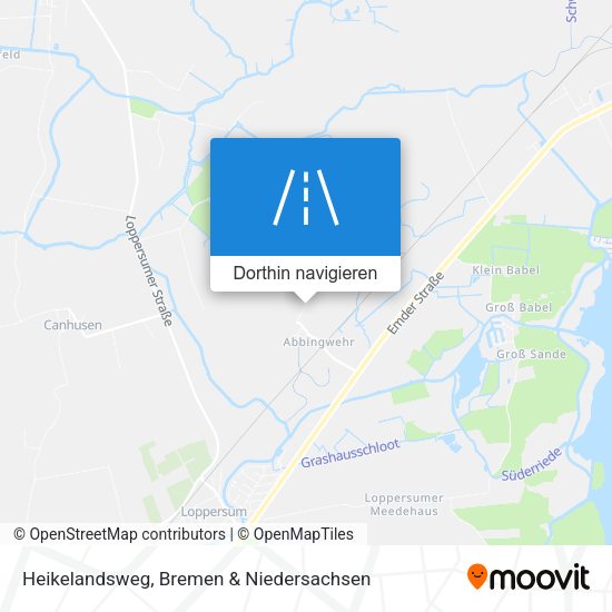 Heikelandsweg Karte