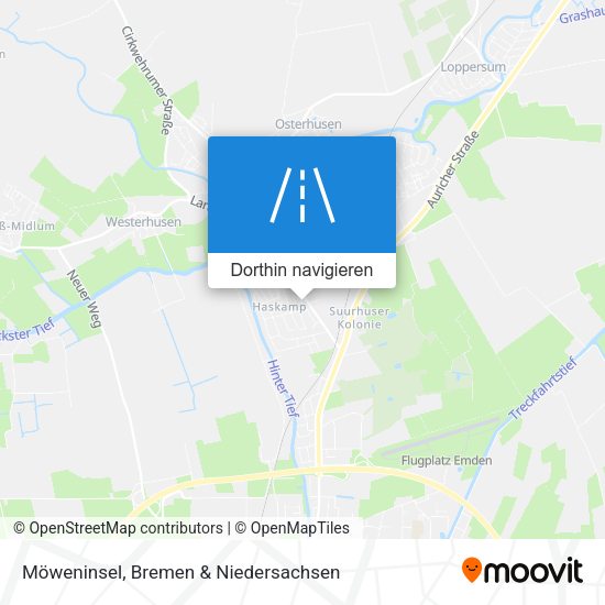 Möweninsel Karte