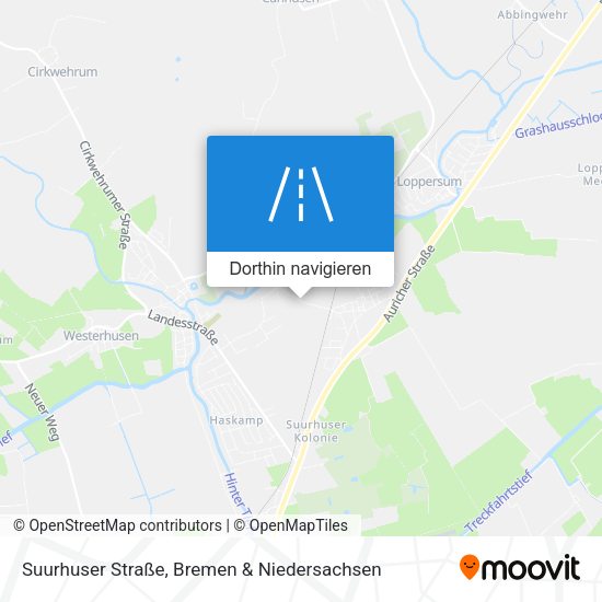 Suurhuser Straße Karte