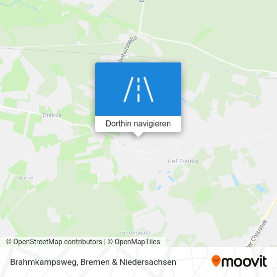 Brahmkampsweg Karte