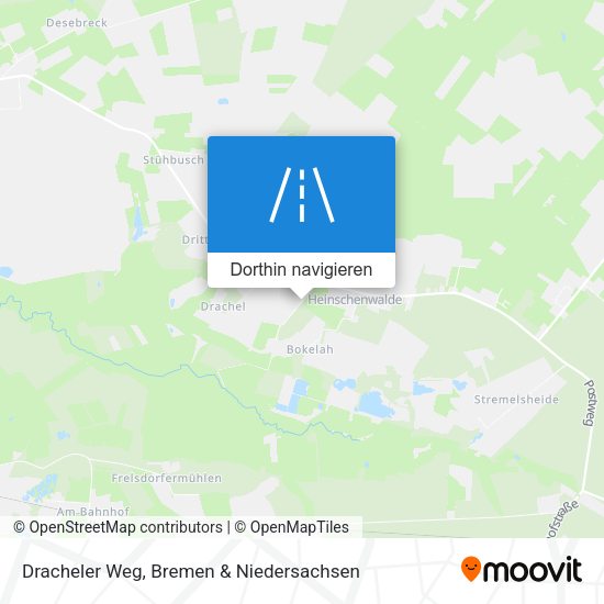 Dracheler Weg Karte