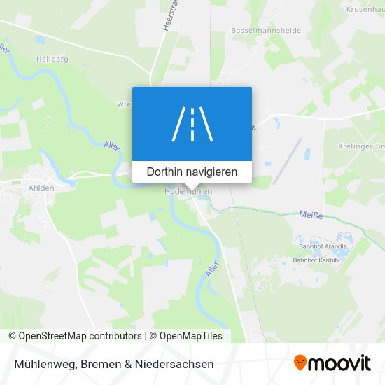 Mühlenweg Karte