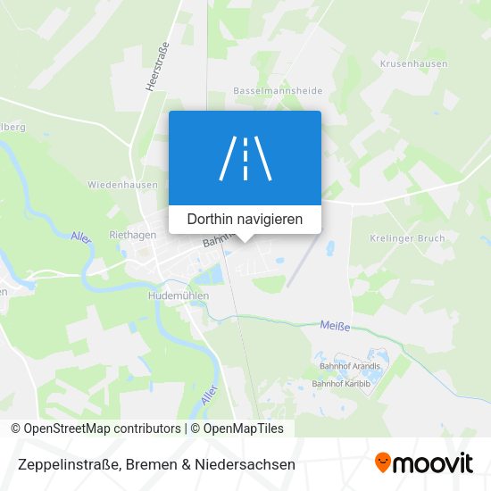 Zeppelinstraße Karte