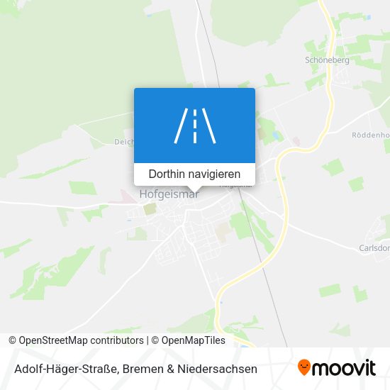 Adolf-Häger-Straße Karte