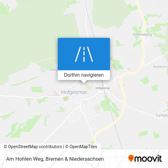 Am Hohlen Weg Karte