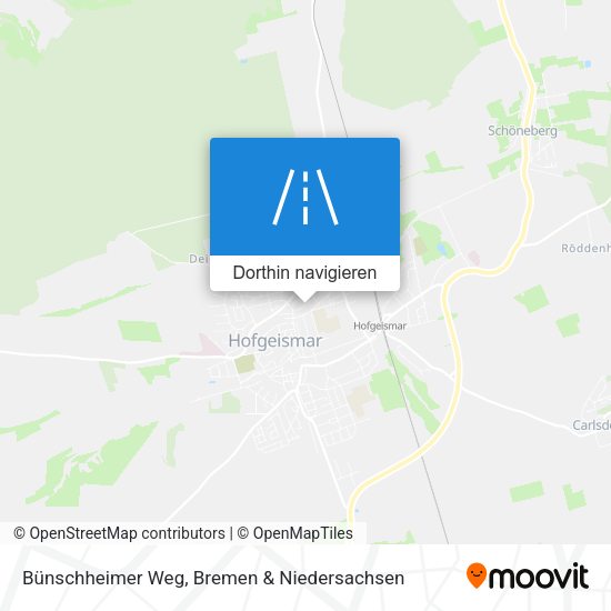 Bünschheimer Weg Karte