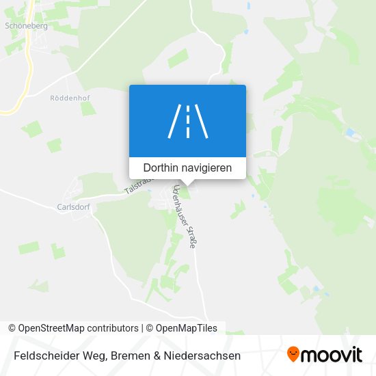 Feldscheider Weg Karte