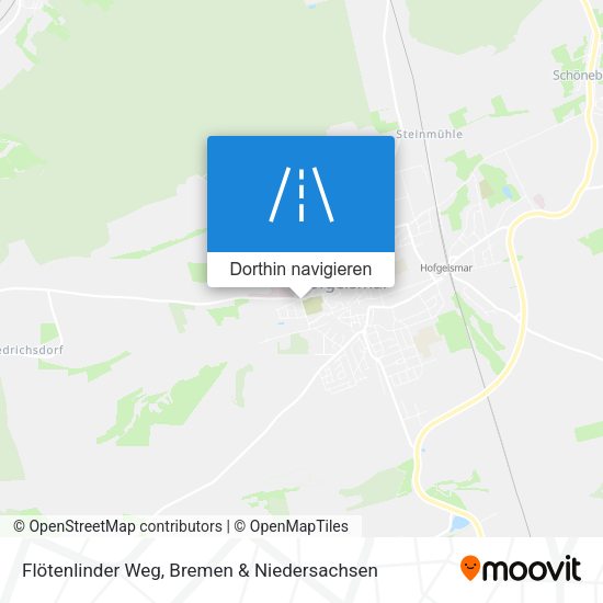 Flötenlinder Weg Karte