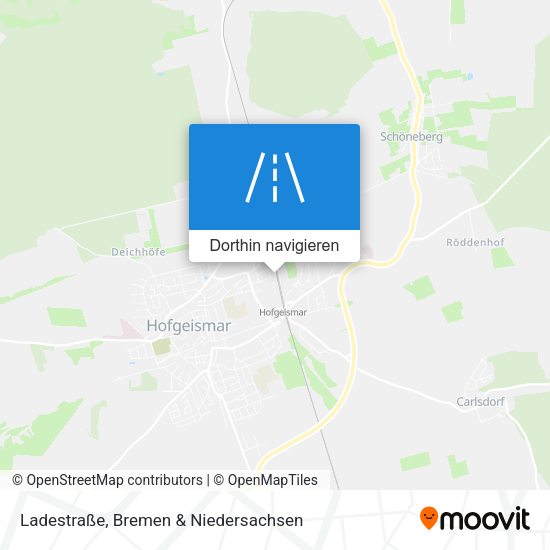 Ladestraße Karte