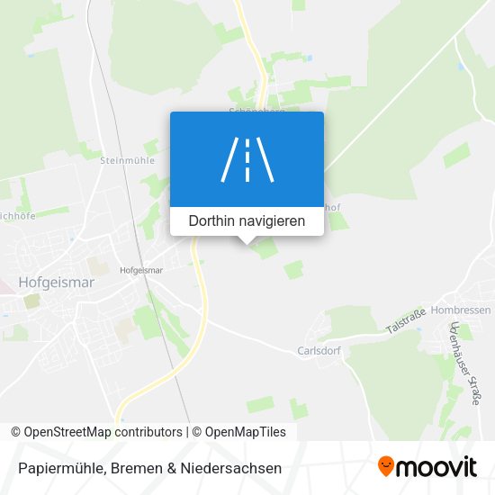 Papiermühle Karte