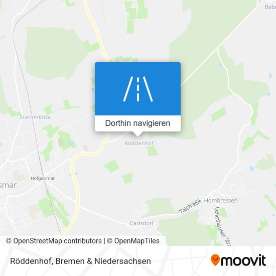 Röddenhof Karte