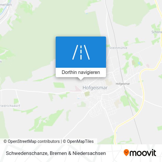Schwedenschanze Karte