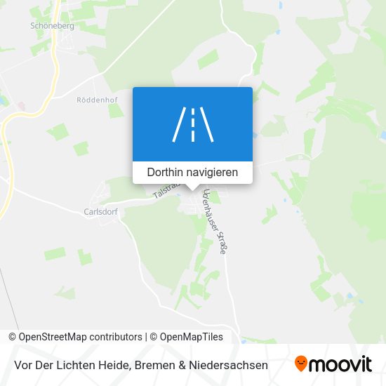 Vor Der Lichten Heide Karte