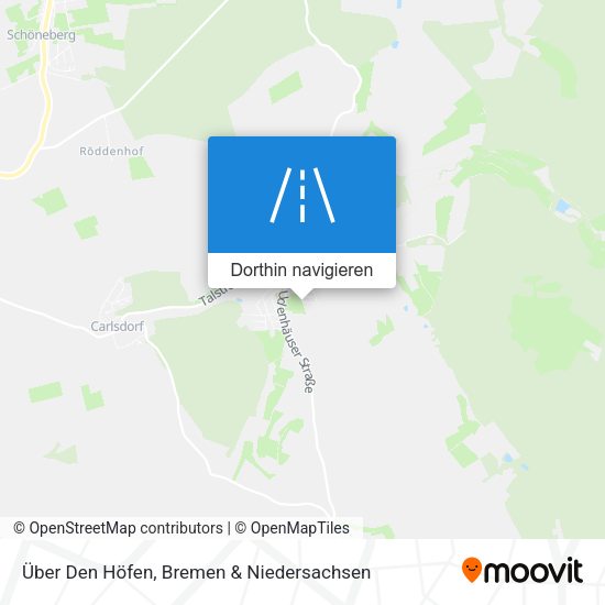 Über Den Höfen Karte