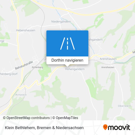 Klein Bethlehem Karte