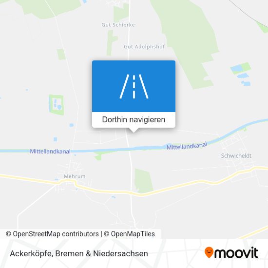 Ackerköpfe Karte