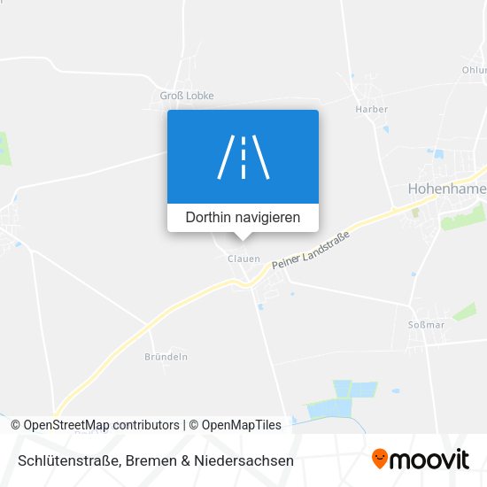 Schlütenstraße Karte